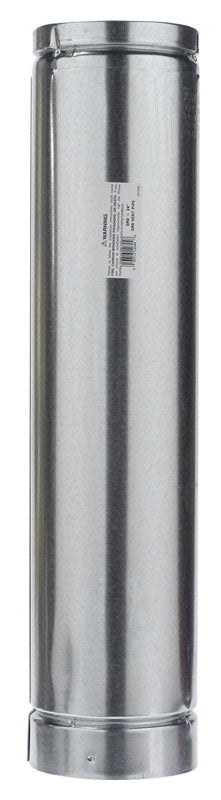 Selkirk 5 in. D X 24 in. L Aluminum Round Gas Vent Pipe, Pack of 2