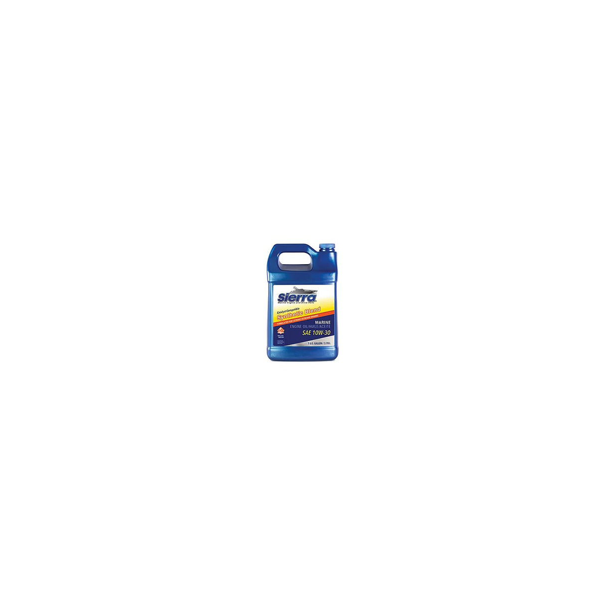 Sierra 9421CAT3 4-Stroke Synthetic Blend Catalyst Outboard Engine Oil, 10W30, Gal., Pack of 4