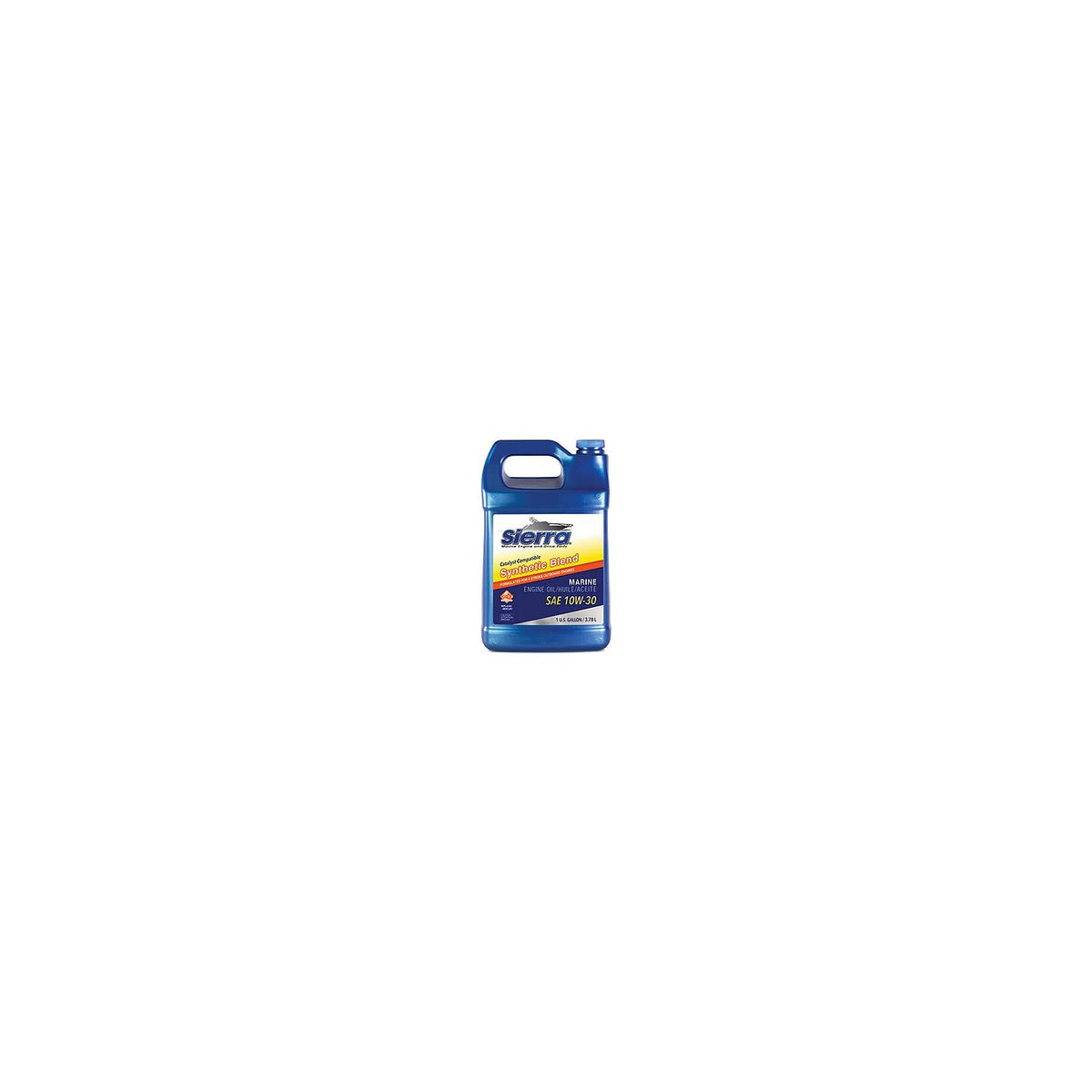 Sierra 9421CAT3 4-Stroke Synthetic Blend Catalyst Outboard Engine Oil, 10W30, Gal., Pack of 4