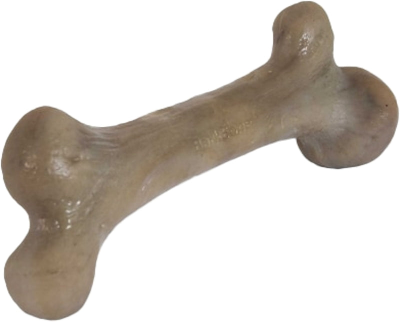Pet Qwerks BarkBone Natural Instincts 36028 Dog Toy, M, Bacon, Chew Toy, Nylon