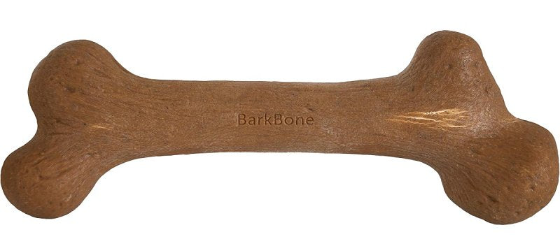 Petmate BarkBone 36034 Dog Toy, Beast, Peanut Butter, Chew, Natural Instincts Infused Wood Dinosaur, Nylon