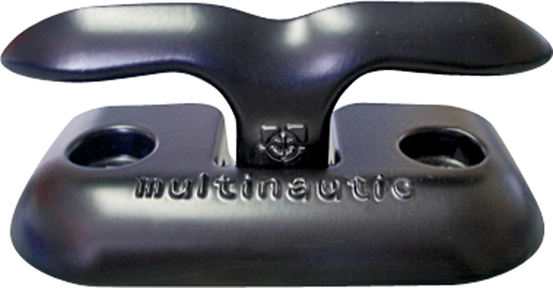 Multinautic 15113 Flip-Up Cleat, 6 in, Cast Aluminum, Black, Powder-Coated
