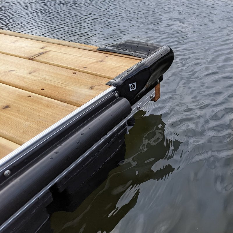 Multinautic 10511 Straight Dock with Poly Decking, Aluminum/Steel, 4-1/2 ft W, 72 in H