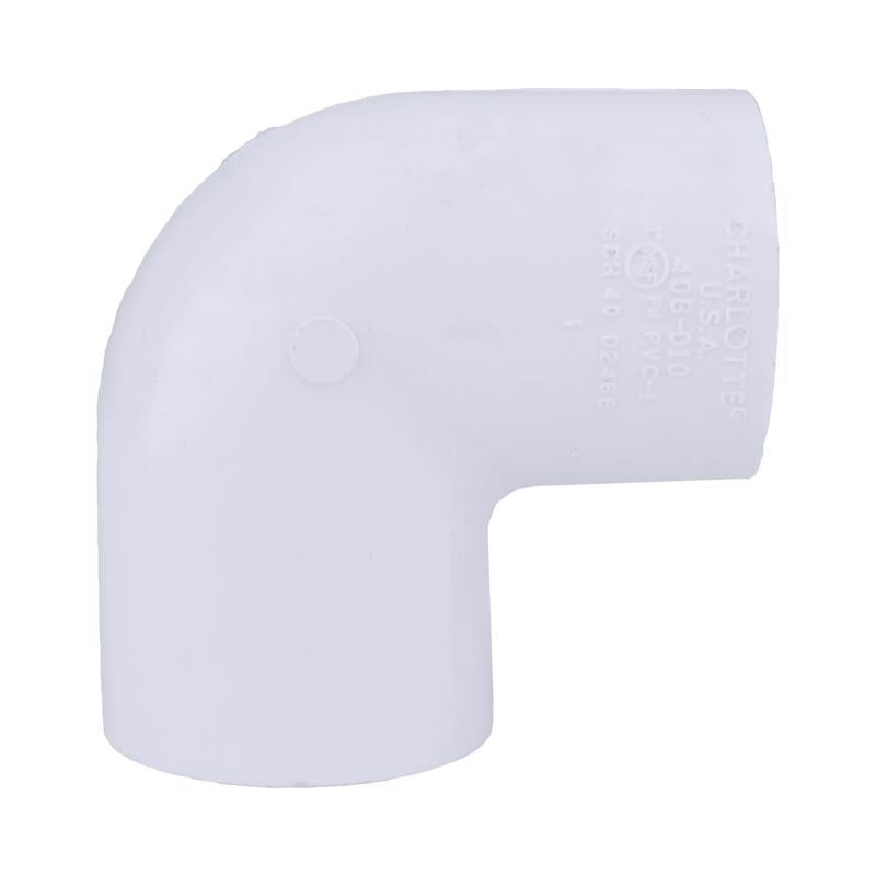 Charlotte Pipe Schedule 40 1-1/4 in. FPT X 1-1/4 in. D FPT PVC Elbow 1 pk
