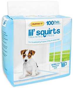 Ruffin'It Lil' Squirts 82100 Dog Training Pad, 22 in L, 21 in W, Cotton/Plastic