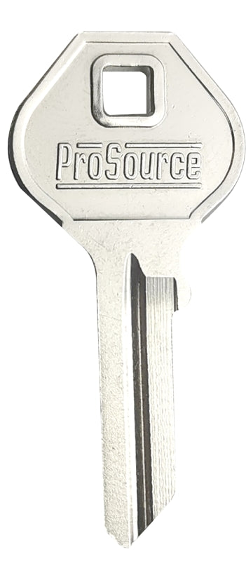 ProSource KB30-B Key Blank, Brass, Nickel, Pack of 10