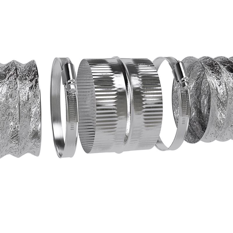 Imperial 6 in. D Galvanized Steel Duct Adapter, Pack of 6