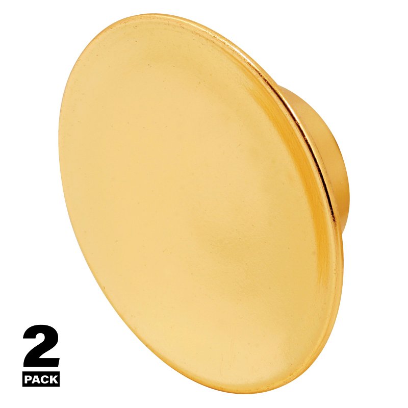 Prime-Line N 6755 Pull Knob, Steel, Brass