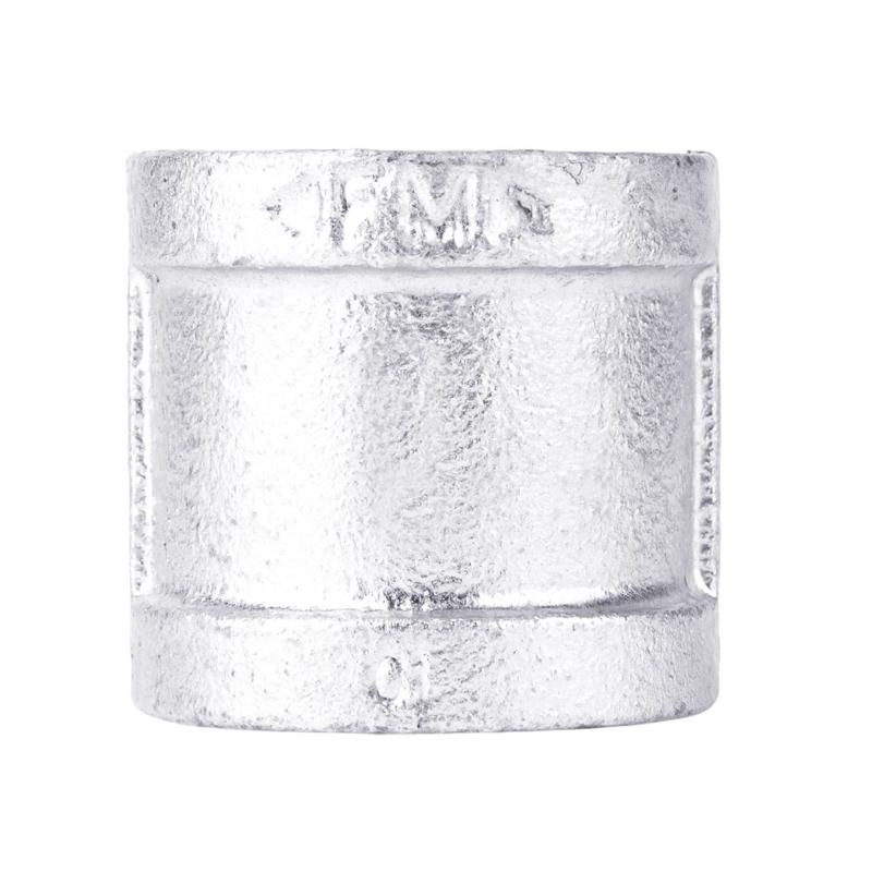STZ Industries 1/4 in. FIP each X 1/4 in. D FIP Galvanized Malleable Iron Coupling, Pack of 5