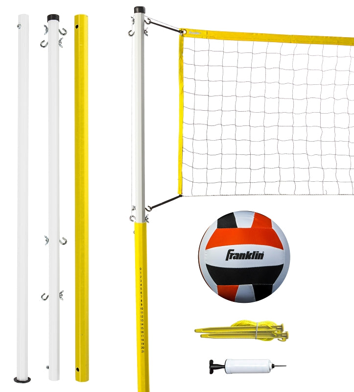 Franklin 52641 Volleyball Set, 20 ft L, 1.5 ft W, Polyester