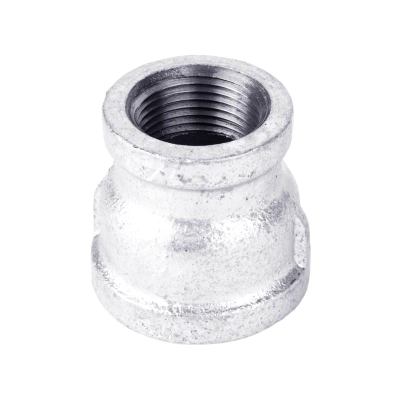 STZ Industries 3/8 in. FIP each X 1/4 in. D FIP Galvanized Malleable Iron Reducing Coupling, Pack of 5