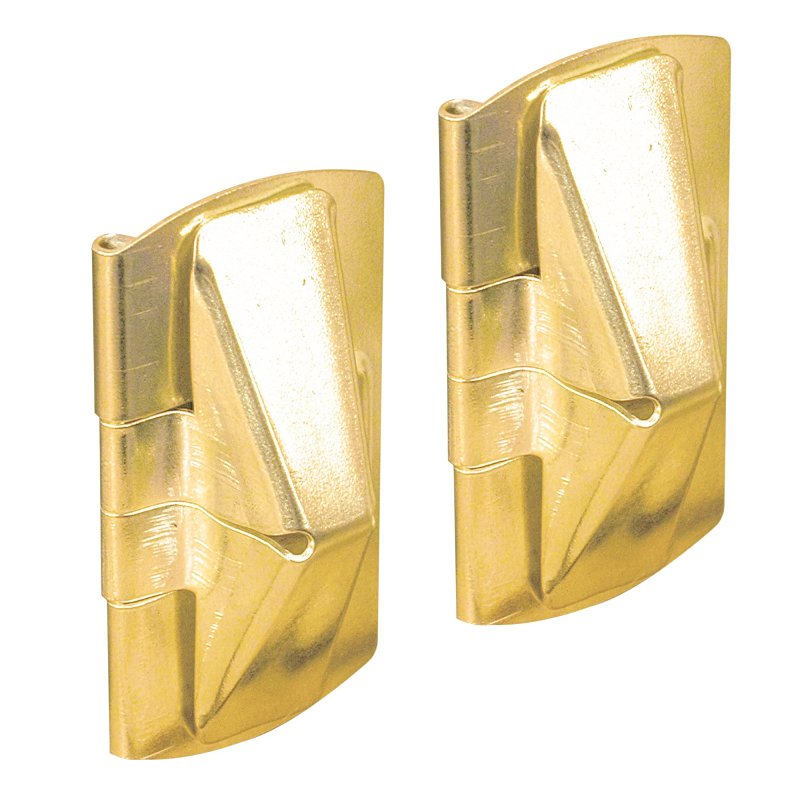 Prime-Line U 9938 Window Flip Lock, 2 in L x 1 in W Backplate, Steel, Brass