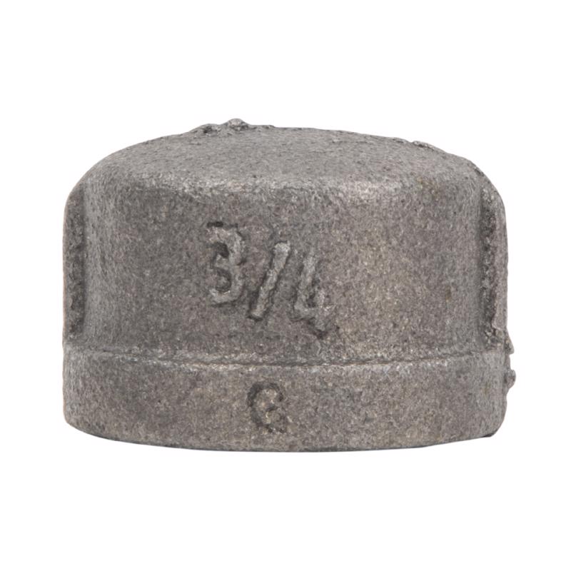 STZ Industries 3/4 in. FIP each Black Malleable Iron Cap, Pack of 5