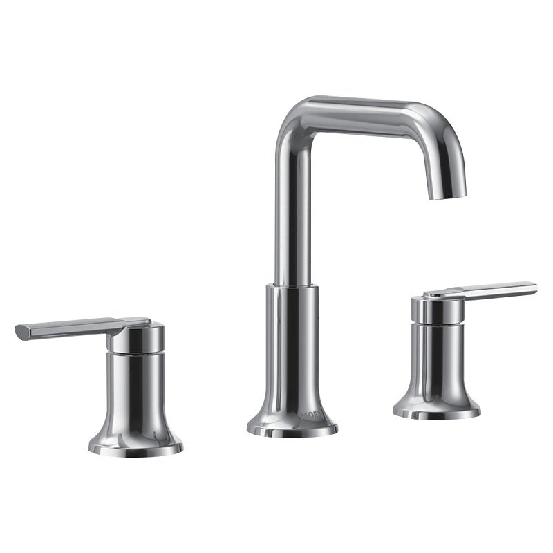Moen Zyla Series 84142 Bathroom Faucet, 1.2 gpm, 2-Faucet Handle, 3-Faucet Hole, Metal/Plastic/Stainless Steel, Chrome