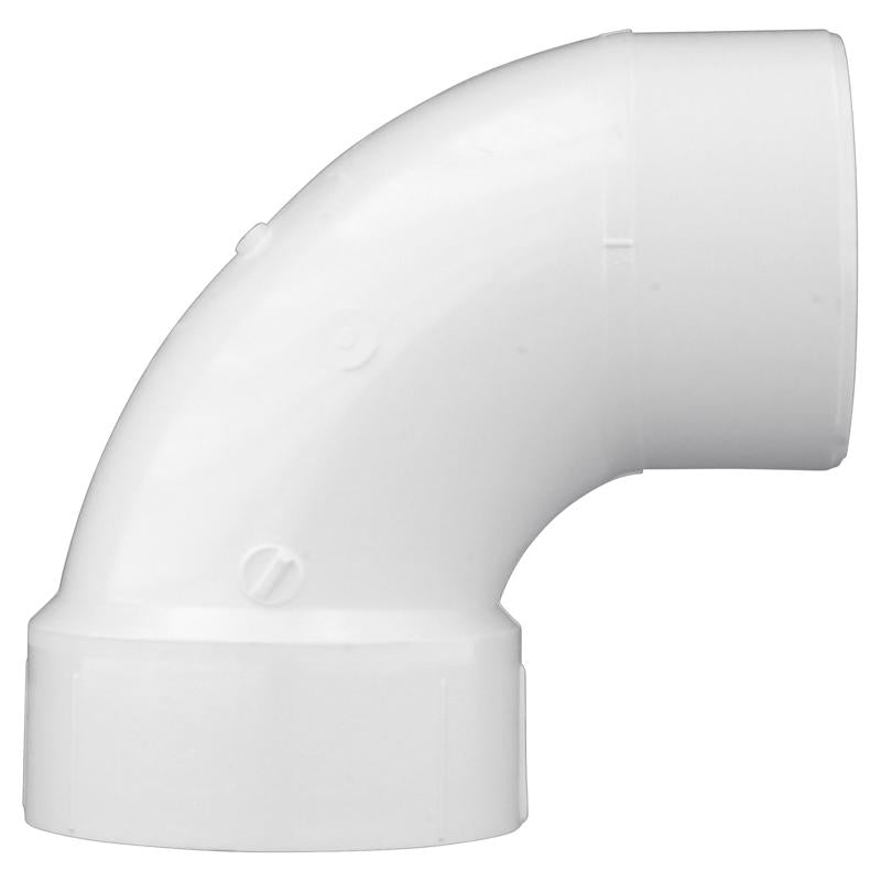 Charlotte Pipe Schedule 40 1-1/4 in. Hub X 1-1/4 in. D Spigot PVC Street Elbow 1 pk