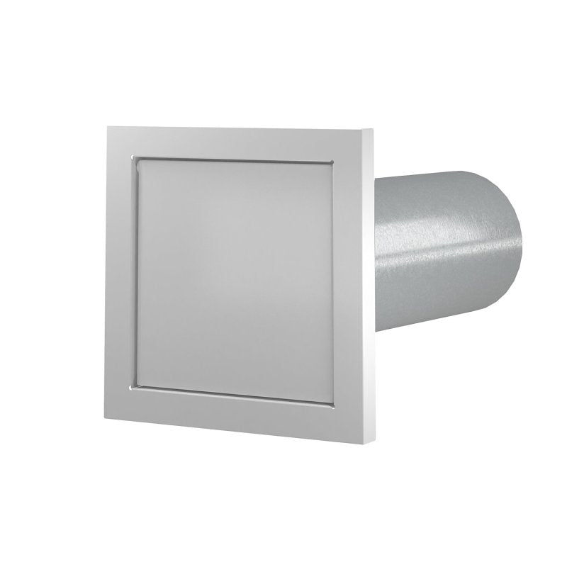 Imperial VT0759 Wall Exhaust Hood, 6-3/4 in W Hood, 5/8 in D Hood, 6-3/4 in H Hood, 4 in Duct, Steel Hood, White Hood