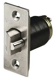 Tell Manufacturing CL100184 Latch Bolt, 5 in L, 3-3/4 in W, Stainless Steel, Satin