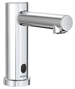 Moen M-Power 8559 Series Electronic Lavatory Faucet, 5-7/8 in H Dimensions, 4-7/8 in Spout Reach, 0.5 gpm, Cast Brass