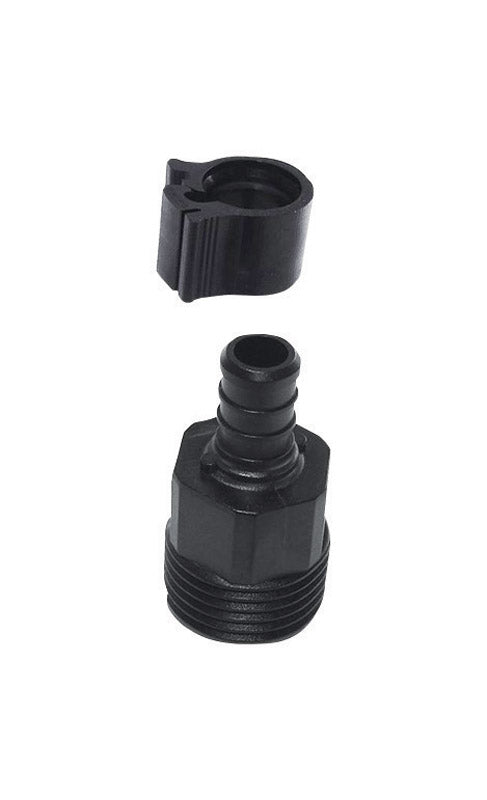Flair-It PEXLock 1/2 in. PEX X 3/4 in. D PEX Plastic Garden Hose Swivel