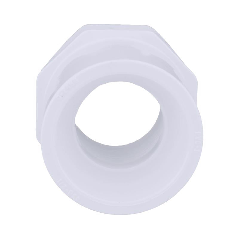 Charlotte Pipe Schedule 40 1-1/2 in. Spigot X 1 in. D FPT PVC Reducing Bushing 1 pk