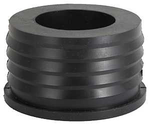 ProSource 33U-205 Hub Donut, 3 x 2 in, PVC, Black