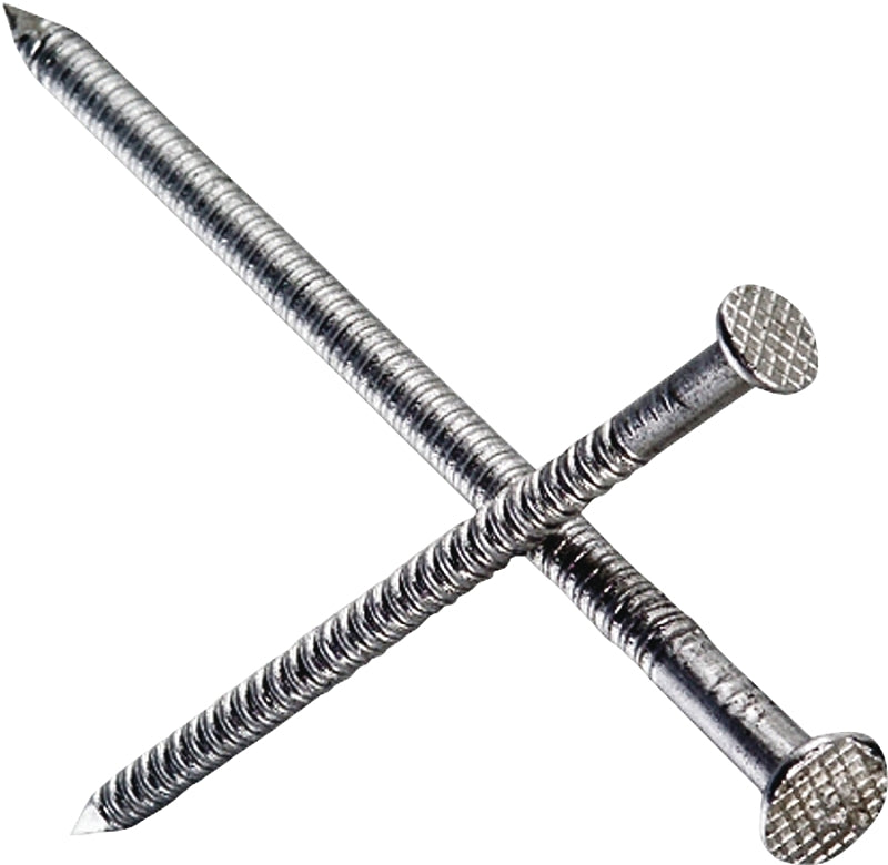 Simpson Strong-Tie T8PTD1 Decking Nail, 2-1/2 in L, Stainless Steel, Full Round Head, Diamond Point