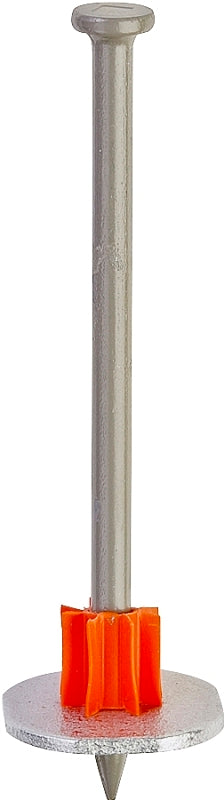 Ramset 1512SDA Washered Pin, 0.145 in Dia Shank, 1-1/2 in L