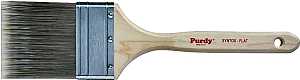 Purdy 402620 Trim Brush, Wood Handle, 2 in W, Nylon Bristle, Flat Thin Handle