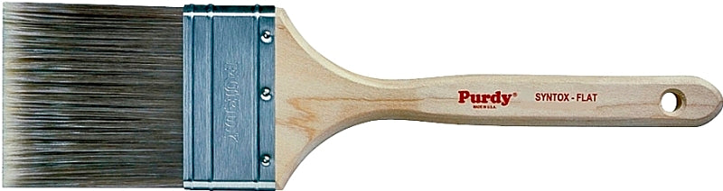 Purdy 402620 Trim Brush, Wood Handle, 2 in W, Nylon Bristle, Flat Thin Handle