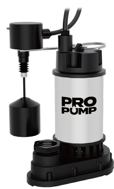 PRO PUMP SP50SSIV Sump Pump, 1/2 hp, Cast Iron/Stainless Housing Material
