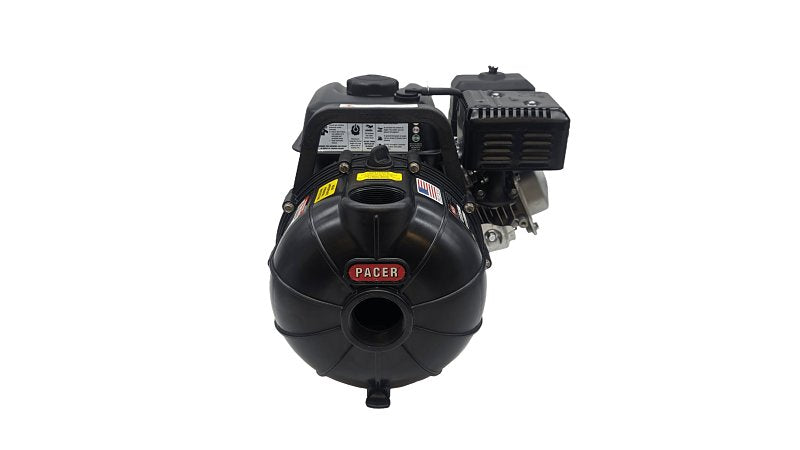 Pacer Pumps SE2PL E5.5 Self-Priming Centrifugal Pump, 6 hp, 2 in Outlet, 120 ft Max Head, Glass Reinforced Polyester