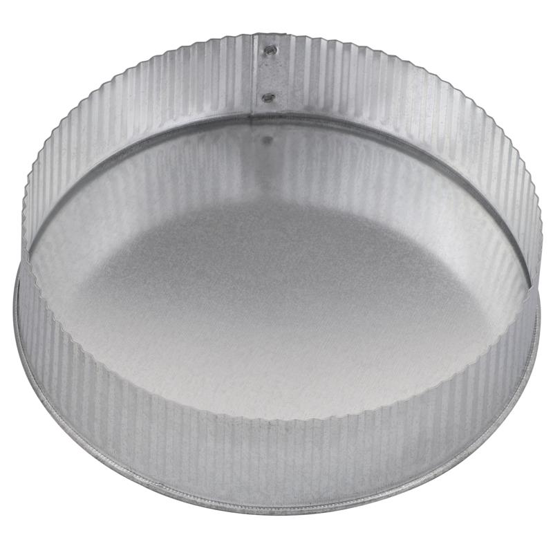 Imperial 7 in. D Galvanized Steel Pipe End Cap