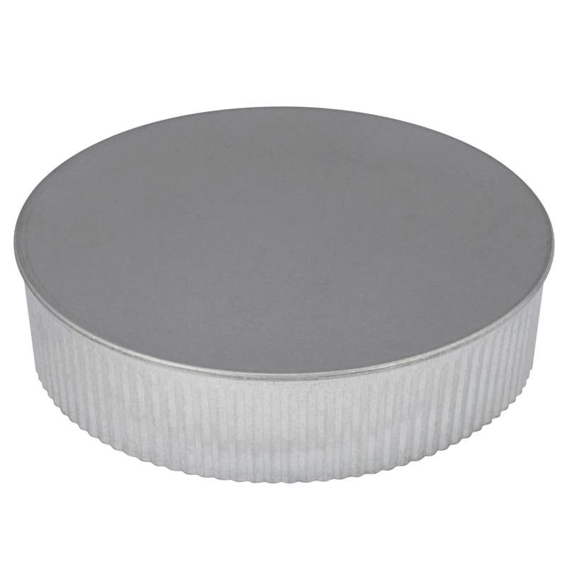 Imperial 7 in. D Galvanized Steel Pipe End Cap