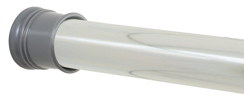Zenna Home TwistTight Series 506S/505S Adjustable Shower Rod, 72 in L Adjustable, 1-1/4 in Dia Rod, Steel, Chrome-Plated