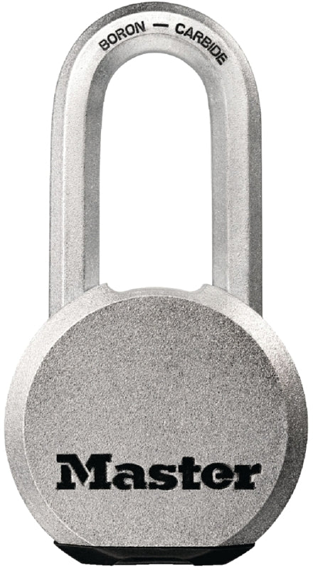 Master Lock Magnum Series M930XKADLH Padlock, Keyed Alike Key, 7/16 in Dia Shackle, 2 in H Shackle, Steel Body