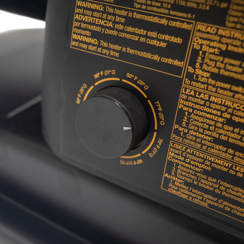 DeWalt 75000 Btu/h 1750 sq ft Forced Air Kerosene Portable Heater