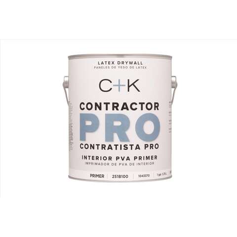 Ace Contractor Pro Primer - Goes on White Acrylic Latex Primer 1 gal, Pack of 4