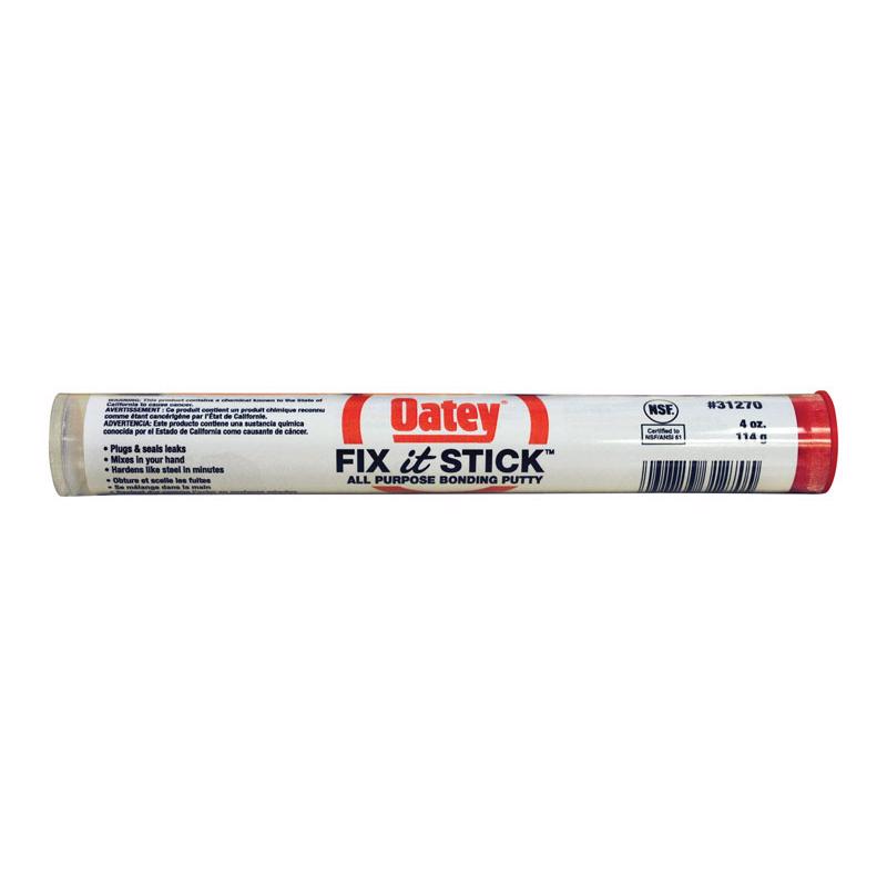 Oatey Fix-It Gray Plumbers Putty 4 oz, Pack of 12