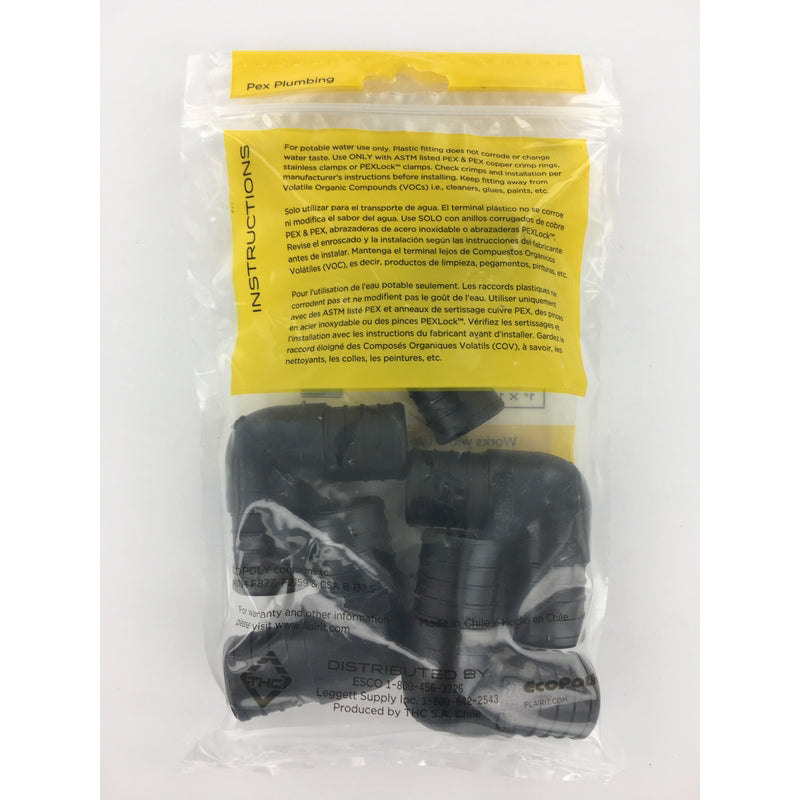 Flair-It Ecopoly 1 in. PEX Barb X 1 in. D PEX Plastic Elbow