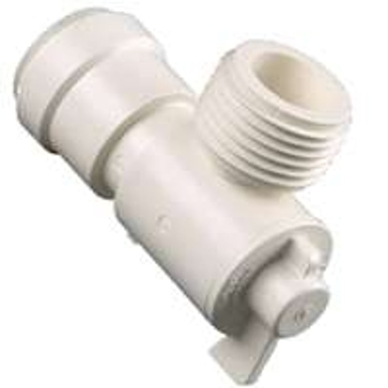Watts 3558-1014/P-683 Angle Valve, 1/2 x 3/4 in Connection, CTS x MGHT, 250 psi Pressure, Plastic Body