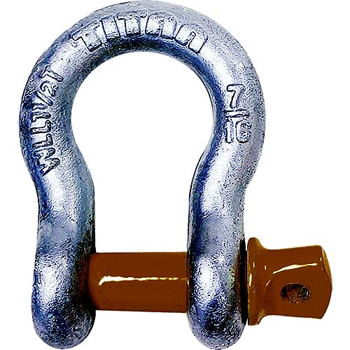 Hot Galvanized Bow Shackle, 1-1/8″