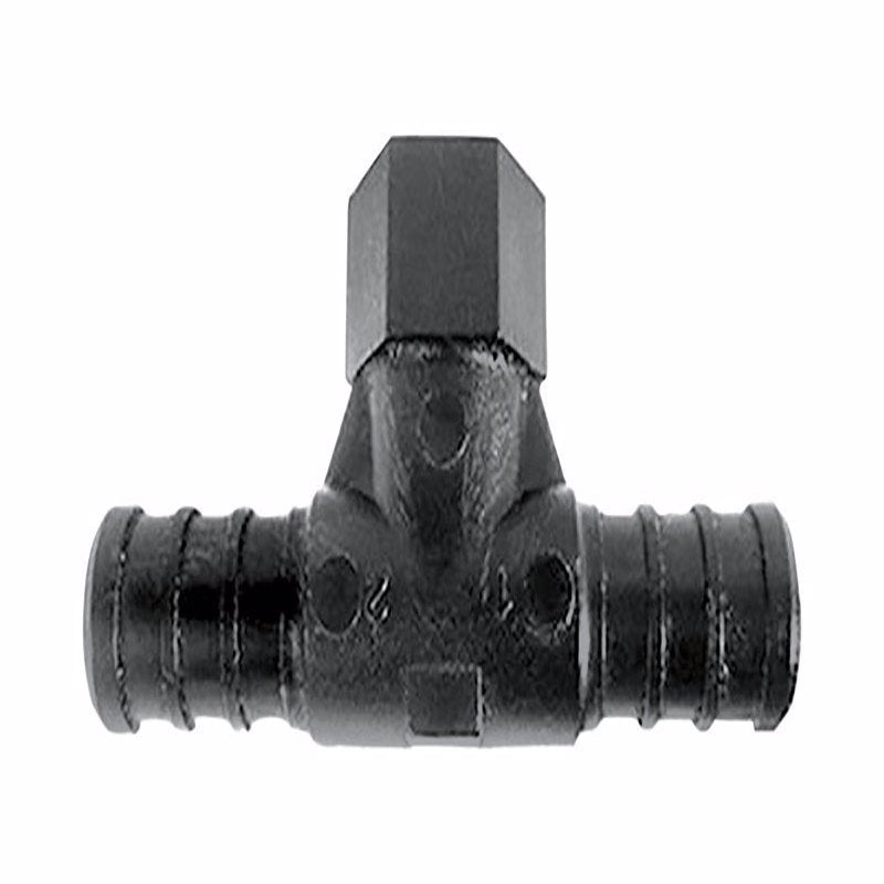 Flair-It Ecopoly 1/2 in. PEX Barb X 1/2 in. D PEX Plastic Tee