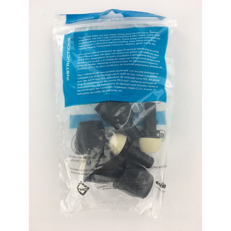 Flair-It Ecopoly 1/2 in. PEX Barb X 7/8 in. D BCT Plastic Ballcock Adaptor