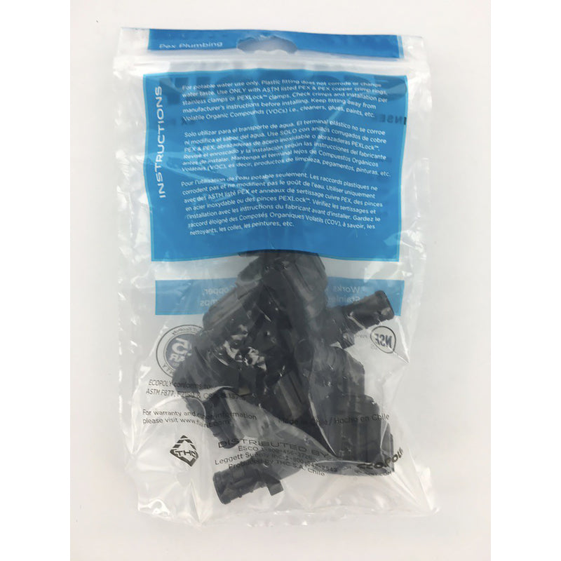 Flair-It Ecopoly 1/2 in. PEX Barb X 3/4 in. D FGH Plastic Swivel Elbow