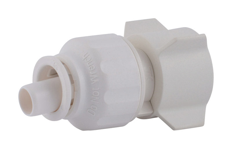 SharkBite Quick Connect 1/2 in. Female X 3/4 in. D Female Plastic Garden Hose Adapter