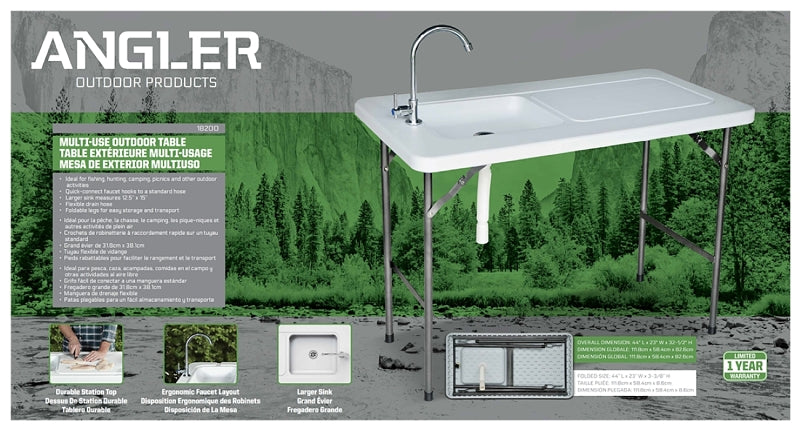 Diamondback 18200 Extendable Table Game, 44 in OAW, 23 in OAD, 32-1/2 in OAH, Steel Frame, Plastic Tabletop