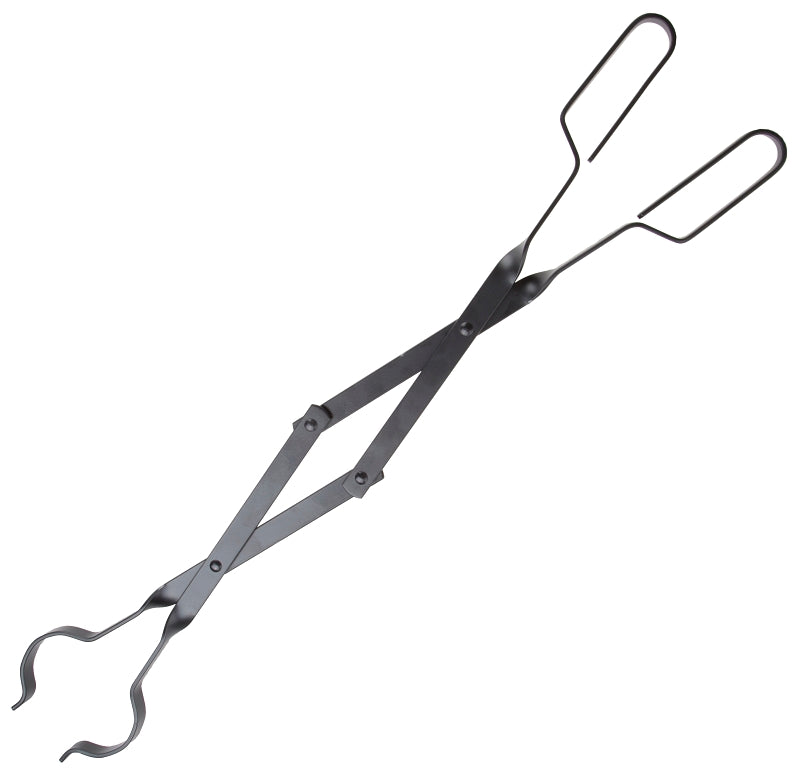Simple Spaces A701BK-C Fireplace Tong, Clamp Tip, Loop Handle