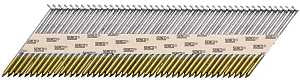 Senco KC27APBX Series Collated Nail, Paper Tape Collation, 3 in L, Steel, Bright Basic, Offset Full Round Head, Smooth Shank