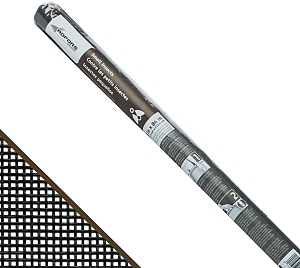 Adfors FCS10150-M Window Screen, 84 in L, 48 in W, Fiberglass, Black