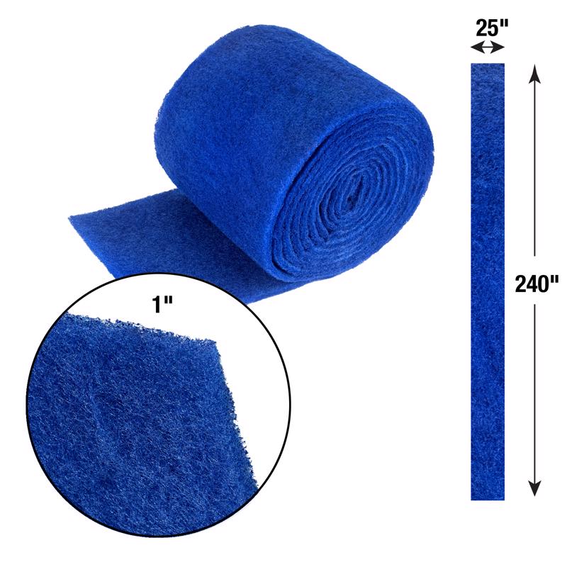 Flanders 25 in. W X 240 in. H X 1 in. Synthetic 1 MERV Air Conditioner Filter 1 pk
